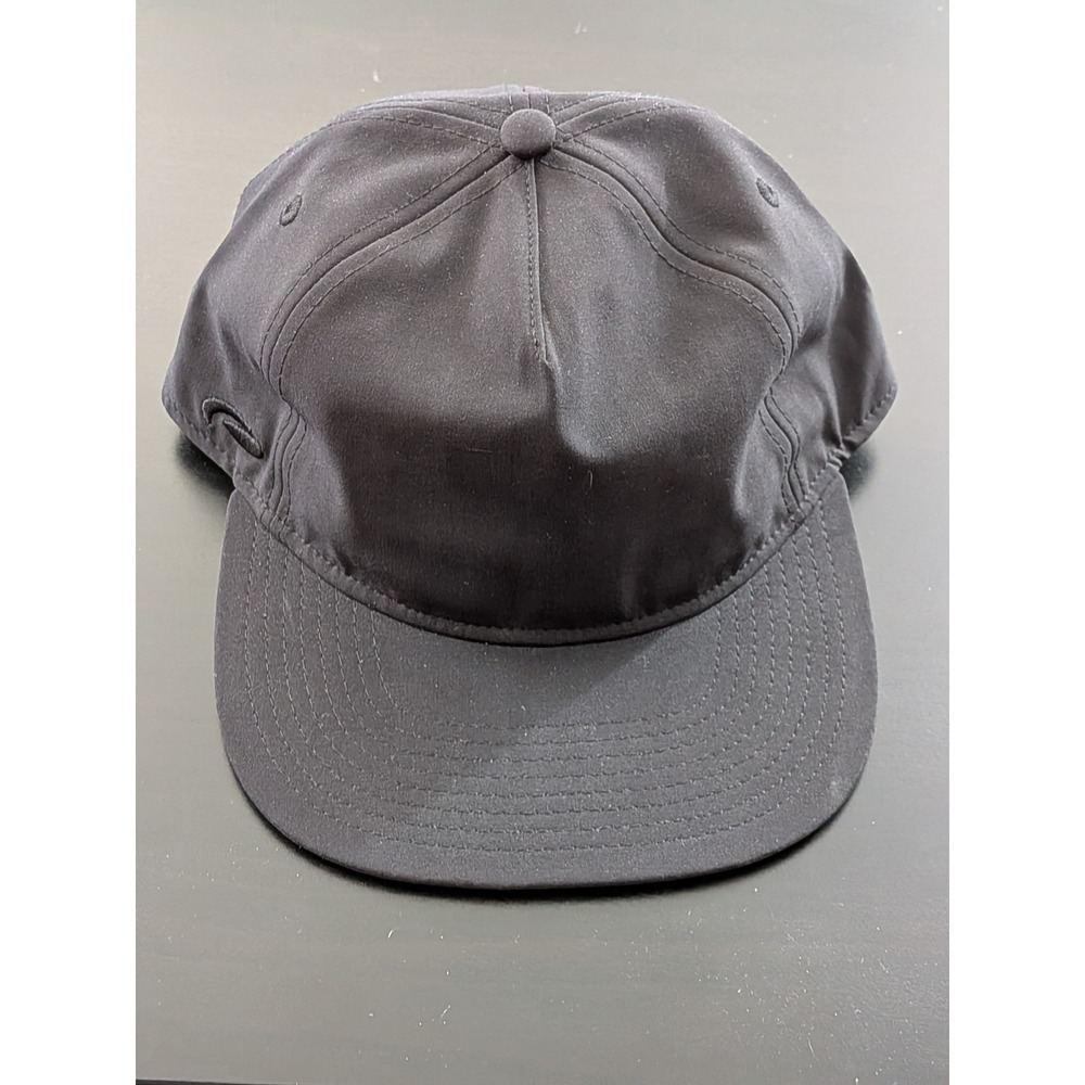 Pukka Hats Premium Black 5 Panel Snapback‎ Hat Skater Baseball OSFM Blank